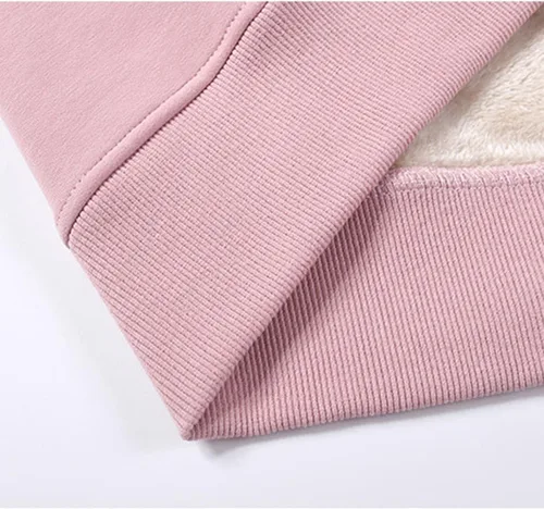 Vista 7 de Malajisi Sudadera con capucha para mujer, forro polar, sherpa, para invierno, casual, ajuste holgado