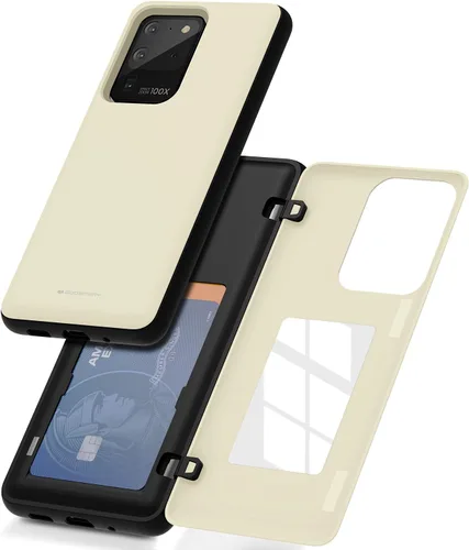 Vista 42 de GOOSPERY Funda tipo cartera para Samsung Galaxy S22 Ultra, [tarjetero] parachoques magnético de puerta con cierre automático, cubierta protectora