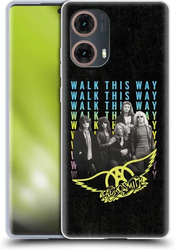 Vista 78 de Head Case Designs Officially Licensed Aerosmith Back in The Saddle Again Classics Gel Case [Military Grade Protection] Compatible with Moto E7