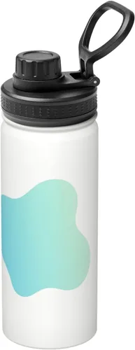 Vista 12 de Geometric Creatures - Hervidor de agua aislado de acero inoxidable Botella de agua divertida con estampado Ideal para deportes y viajes