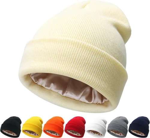 Vista 32 de NPQQUAN Unisex Beanie Hats for Men Women Winter Knit Beanies