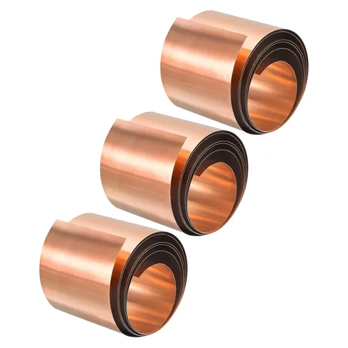 Vista 29 de uxcell Rollo de hoja de cobre, placa 3,280.8 ft m x 16.4 ft m x 1.6 ft m de la hoja del metal