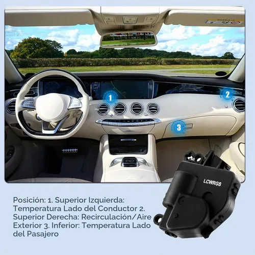 Vista 4 de Actuador de puerta de mezcla para Jeep Grand Cherokee y Dodge Durango 11-2013