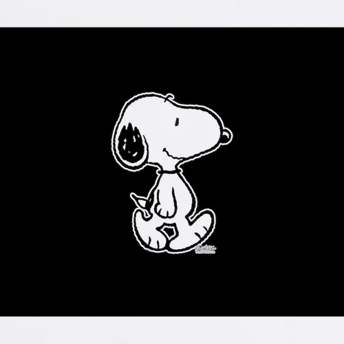 Vista 2 de CafePress Peanuts Snoopy - Alfombrilla de mouse de goma antideslizante