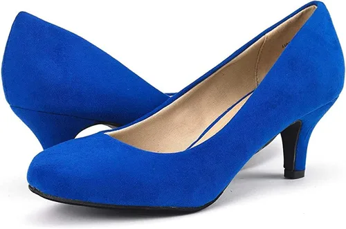 Vista 2 de DREAM PAIRS Luvly - Zapatos de tacón bajo para mujer