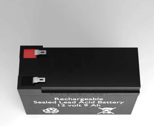 Vista 4 de BatteryGuy Batería recargable de alta velocidad sellada de plomo ácido de 12v 9Ah - (cantidad de 2)