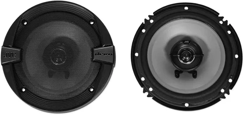 Vista 2 de (4) JVC CS-DR162 - Altavoces coaxiales de 2 vías de audio para automóvil de 6.5 pulgadas y 300 vatios