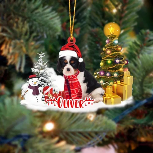 Vista 46 de NAZENTI Adorno personalizado de gato abisinio con árbol de pino, adorno de Navidad personalizado para perros amantes de las mascotas, colgante