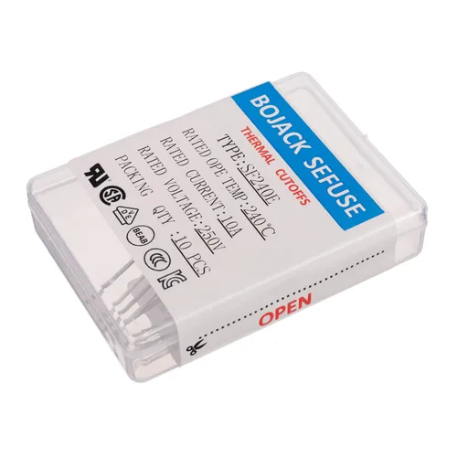 Vista 4 de BOJACK SF240E SEFUSE 10A 250V Fusibles Térmicos 464.0 °F Cortes Térmicos (Paquete de 10)