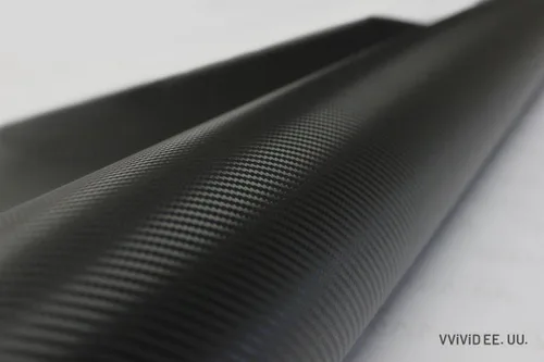 Vista 5 de Rollo de vinilo protector de autos de fibra de carbono VVIVID XPO negro con tecnología de liberación de aire