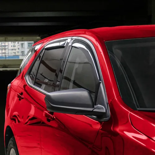 Vista 2 de Voron Glass in-Channel Rain Guards for Chevy Equinox 2018-2024 Para Equinox 18-24