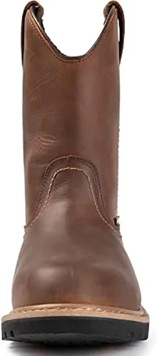 Vista 5 de SUREWAY Wellington Work Boots for Men Waterproof, Pull On, Full Grain Leather Wellington Work Boots