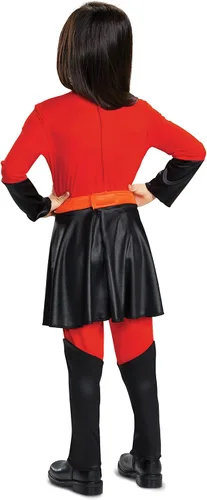 Vista 2 de Disguise Mono violeta con falda, disfraz de lujo para niños pequeños, Rojo