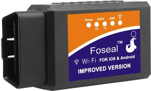Vista 2 de Foseal Escáner OBD2, Lector de Código de Coche WiFi, Comprobar la Luz del Motor, Herramienta de Diagnóstico de Escaneo para iOS y Android