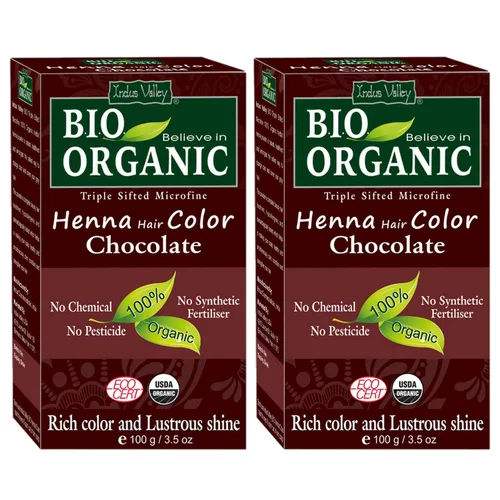 Vista 19 de Indus Valley Bio - Tinte natural orgánico para el cabello de henna para mujeres, rubio, 3.53 onzas, 100% cobertura de canas y tinte de cabello