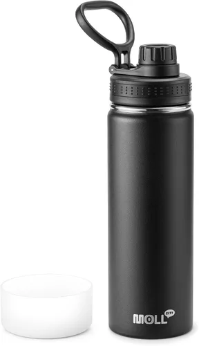 Vista 31 de Botella de agua de 12 oz para niños de acero inoxidable con aislamiento al vacío de boca ancha Botella de agua deportiva - Pequeña botella de agua