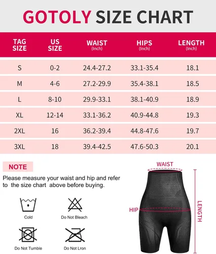 Vista 6 de Gotoly Faja moldeadora para mujer, con control de abdomen, sin costuras, levantamiento de glúteos, cintura alta, moldeador de cuerpo, moldeador
