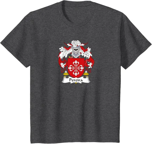 Vista 23 de Escudo de armas Pereira - Camiseta con escudo familiar, Negro
