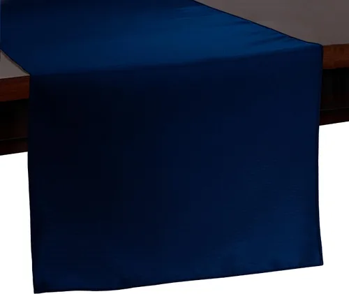 Vista 70 de ULTIMATE TEXTILE Camino de mesa de poliéster de 14 x 72 pulgadas, color azul aguamarina