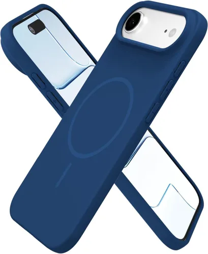 Vista 19 de Oakxco Funda de Silicona Mag Safe para iPhone 12 Pro Max, Funda Magnética Delgada y Fina Compatible con Carga Inalámbrica MagSafe, Bonita Funda