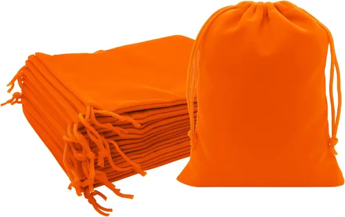 Vista 15 de Mandala Crafts Bolsas de terciopelo negro con cordón de 14 x 14 pulgadas, 10 bolsas grandes de terciopelo con cordón a granel para regalos de fiesta