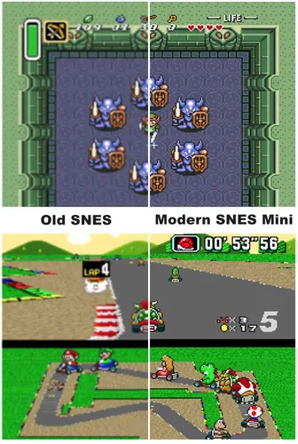 Vista 4 de Lenpos Video Game Console SNES Classic Edition System TF card inclues 785 Official Super NES Games, HDMI Output, SaveLoad Function