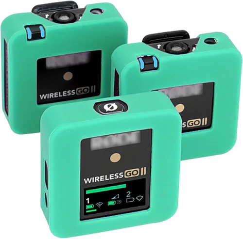 Vista 8 de YOUSHARES - Funda de silicona para Rode Wireless GO II/Wireless PRO/Wireless ME, funda protectora de silicona compatible con el sistema de micrófono