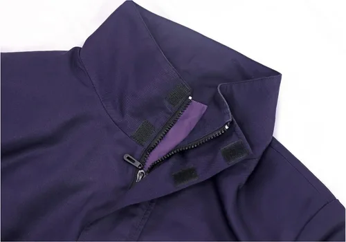 Vista 5 de DAZCOS Uniforme de EE. UU. para hombre, disfraz de anime con chaqueta vendada para los ojos