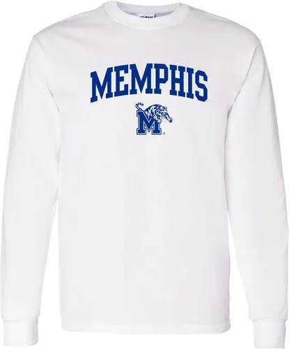 Vista 208 de NCAA oficial de College – University Team Color Arco Logo Manga Larga