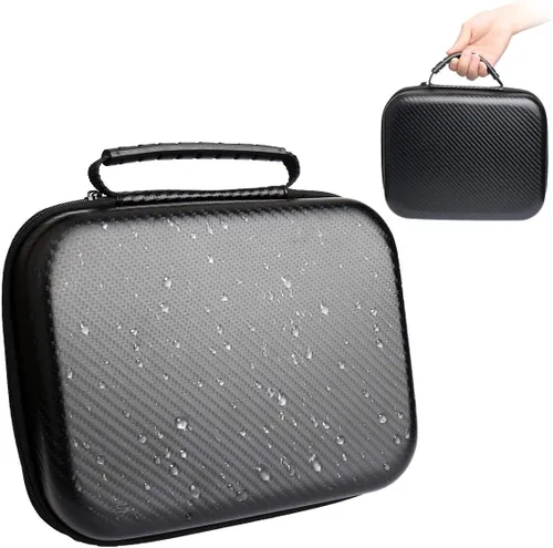 Vista 9 de Funda de viaje para microscopio de bolsillo LED Carson MicroBrite Plus 60x-120x Estuche de transporte portátil duro bolsa gris