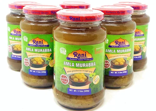 Vista 17 de Rani Amla Candy 5.25 oz (150 g) sellado al vacío, parte superior fácil de abrir, recipiente resellable ~ Indian Tasty Treats Vegano Apto