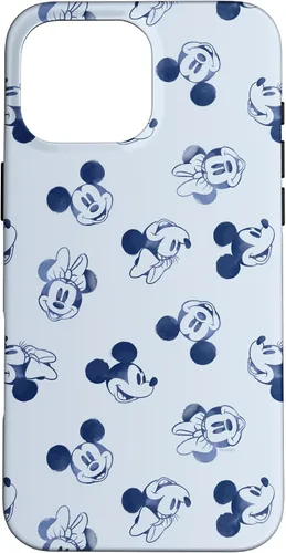 Vista 19 de Funda retro para iPhone 16 Disney Minnie y Mickey Mouse Icon Faces Vintage Art Retro