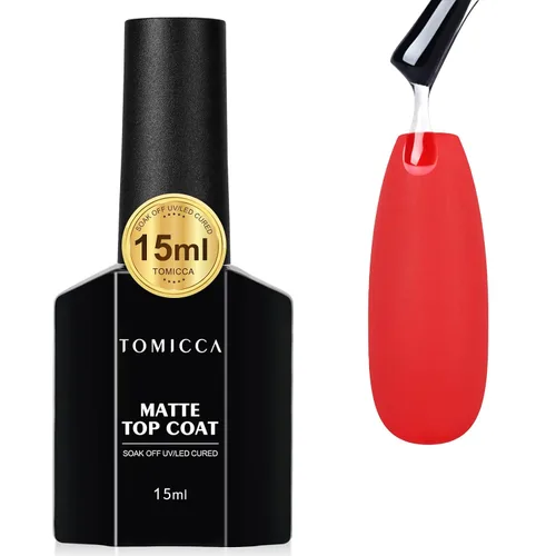 Vista 14 de TOMICCA Esmalte de uñas de gel marrón café, 0.5 onzas líquidas, esmalte de uñas de secado con LED UV para arte de uñas, manicura en casa, otoño e
