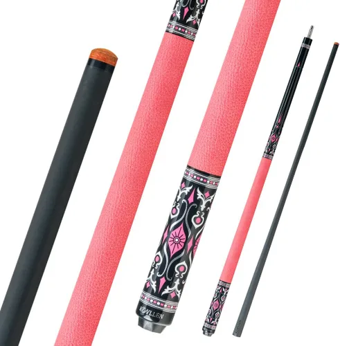 Vista 20 de KONLLEN Carbon Fiber Pool Cue Stick 58-inch Professional Pool Sticks for Adults Full Carbon Technology Low Deflection Pool Cue Billiard Cues with