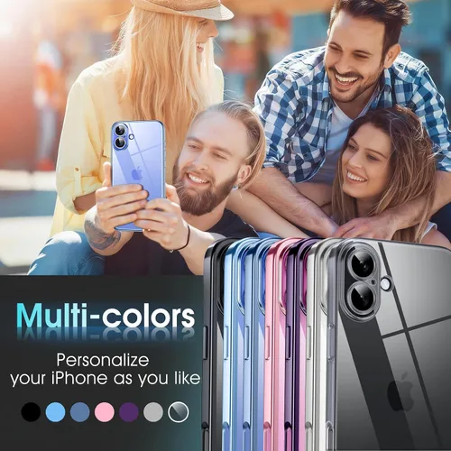 Vista 399 de Supdeal Funda cristalina transparente para iPhone 11, [No se amarillea] [Protección de la cámara] [Probado contra caídas de grado militar] Funda