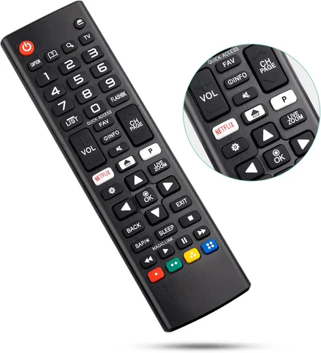 Vista 12 de Reemplazo de control remoto por voz para Hisense Smart Google TV, compatible con Hisense QLED UHD Mini-LED ULED Google TVs