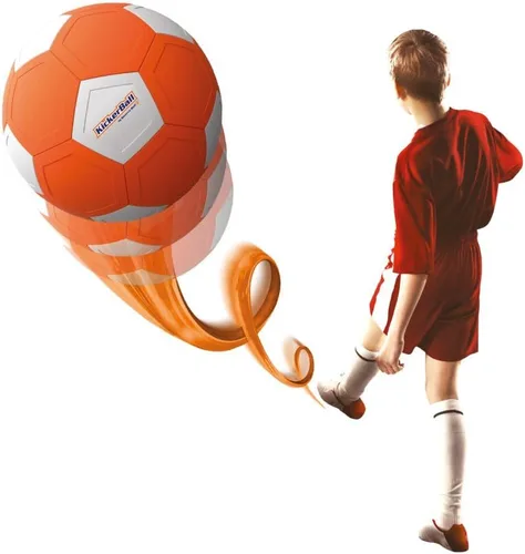 Vista 9 de Otto Simon Swerve KickerBall 736-0330 - Balón de fútbol original para curvas extremas, costuras reforzadas, bola de truco con giro, para niños