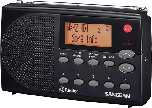 Vista 3 de Sangean HDR-14 HD Radio/FM Stereo/AM Radio Portátil
