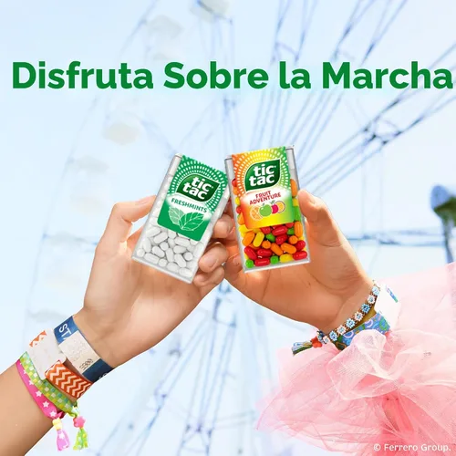 Vista 5 de Tic Tac Freshmints, mentas de aliento para llevar, mentas de bolsillo, 100 piezas, paquete de 12 unidades a granel, 1.7 onzas cada una