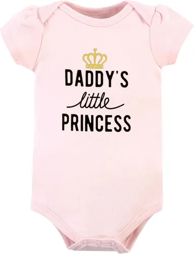 Vista 111 de Hudson Baby baby-girls Cotton Bodysuits 3-pack