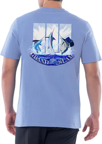 Vista 94 de Guy Harvey Camiseta de manga corta Threadcycled para hombre