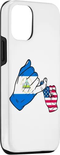 Vista 3 de iPhone 15 Parent and child Nicaragua USA family Case
