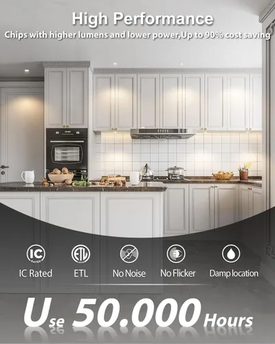 Vista 7 de zouzai Mini luz LED de cardán ajustable de 2 pulgadas, 5CCT seleccionable, rotación de 360° e inclinación de 90° para iluminación precisa Blanco
