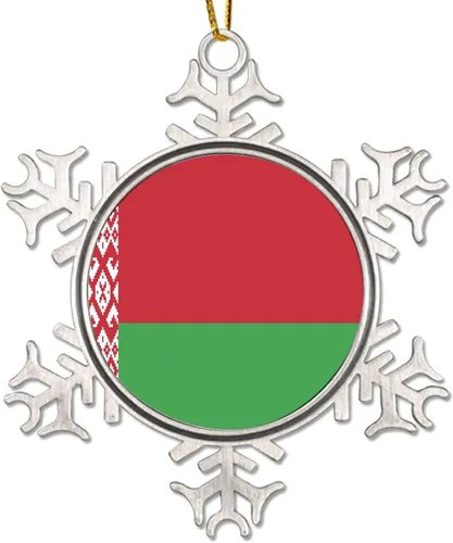 Vista 13 de Adornos colgantes para árbol de Navidad de Argentina, bandera de Argentina, copo de nieve de metal, colgante para árbol de Navidad, recuerdo