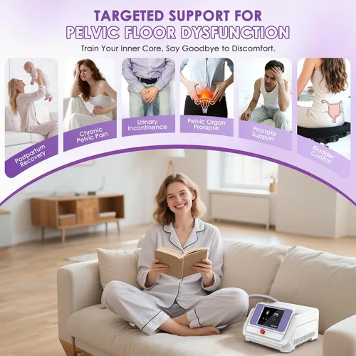 Vista 3 de Ejercitador muscular del suelo pélvico, entrenador portátil de Kegel para recuperación posparto y bienestar muscular, control de vejiga de uso