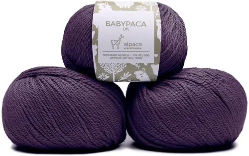 Vista 66 de Juego de 6 madejas de 100% lana de alpaca bebé (10.58 oz) de peso DK, fabricadas en Perú, celestial suave y perfecto para tejer y hacer ganchillo