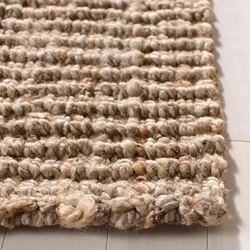 Vista 4 de SAFAVIEH Colección Natural Fiber NF447M - Tapete de pasillo, yute texturizado grueso tejido a mano de 0.75 pulgadas de grosor, para sala de Natural