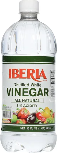 Vista 10 de Iberia Vinagre blanco destilado natural, 1 galón - 5% de acidez
