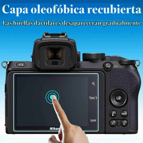 Vista 4 de ULBTER Protector de pantalla para cámara Nikon Z 50 Z50 y cubierta