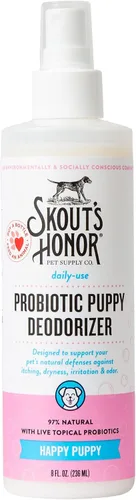 Vista 15 de SKOUT'S HONOR Spray desodorizante probiótico para perros, coco bañado por